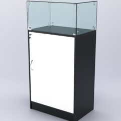 Прилавок ВАЛЕНТИНО №5, Черный и Белый