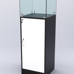 Прилавок ВАЛЕНТИНО №6, Черный и Белый