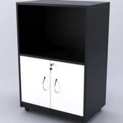 Прилавок ВАЛЕНТИНО №7 выкатной, Черный и Белый