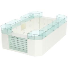 Комплект прилавков ВАЛЕНТИНО №1, Белый