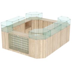 Комплект прилавков ВАЛЕНТИНО №2, Дуб Сонома