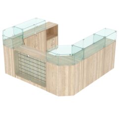 Комплект прилавков ВАЛЕНТИНО №4, Дуб Сонома