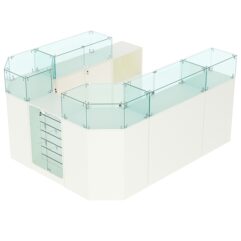 Комплект прилавков ВАЛЕНТИНО №5, Белый