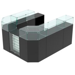 Комплект прилавков ВАЛЕНТИНО №5, Черный