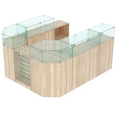 Комплект прилавков ВАЛЕНТИНО №5, Дуб Сонома