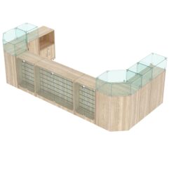 Комплект прилавков ВАЛЕНТИНО №8, Дуб Сонома