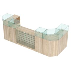 Комплект прилавков ВАЛЕНТИНО №9, Дуб Сонома