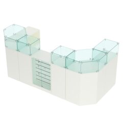 Комплект прилавков ВАЛЕНТИНО №10, Белый