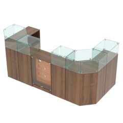 Комплект прилавков ВАЛЕНТИНО №10, Орех