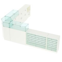 Комплект прилавков ВАЛЕНТИНО №11, Белый