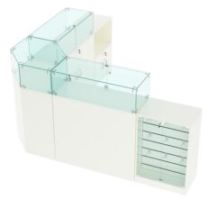 Комплект прилавков ВАЛЕНТИНО №12, Белый