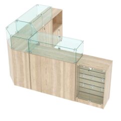 Комплект прилавков ВАЛЕНТИНО №12, Дуб Сонома