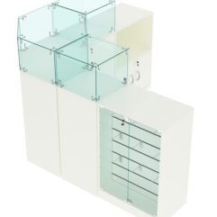 Комплект прилавков ВАЛЕНТИНО №13, Белый