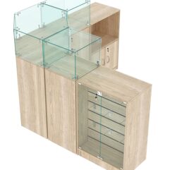 Комплект прилавков ВАЛЕНТИНО №13, Дуб Сонома