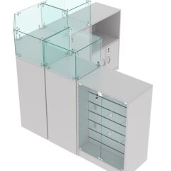 Комплект прилавков ВАЛЕНТИНО №13, Серый