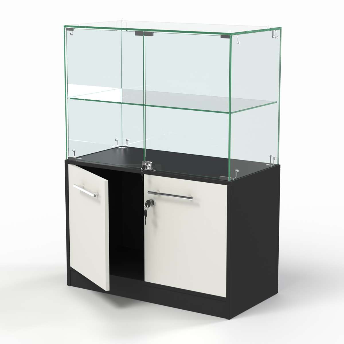 Прилавок ФЕЕРВЕРК №2, Черный и Белый