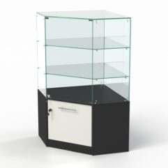 Прилавок ФЕЕРВЕРК №4 пятигранный, Черный и Белый