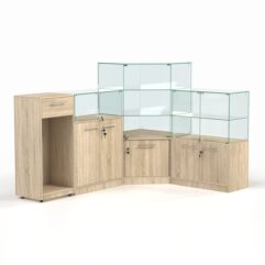 Комплект прилавков ФЕЕРВЕРК №1, Дуб Сонома