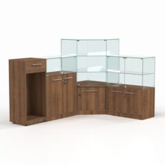 Комплект прилавков ФЕЕРВЕРК №1, Орех