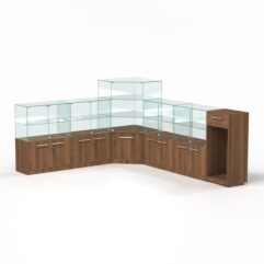 Комплект прилавков ФЕЕРВЕРК №2, Орех