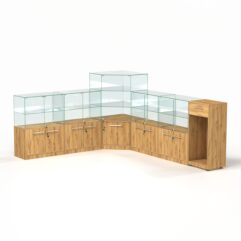 Комплект прилавков ФЕЕРВЕРК №2, Дуб Золотистый