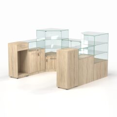 Комплект прилавков ФЕЕРВЕРК №3, Дуб Сонома