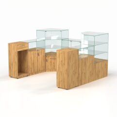 Комплект прилавков ФЕЕРВЕРК №3, Дуб Золотистый