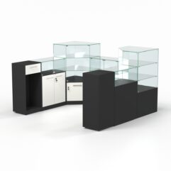 Комплект прилавков ФЕЕРВЕРК №3, Черный и Белый