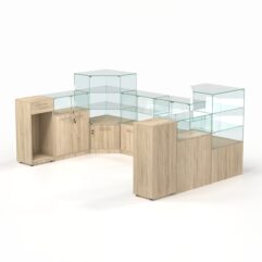 Комплект прилавков ФЕЕРВЕРК №4, Дуб Сонома