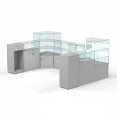 Комплект прилавков ФЕЕРВЕРК №4, Серый