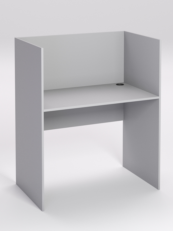 Стол оператора колл-центра №1-1, Серый