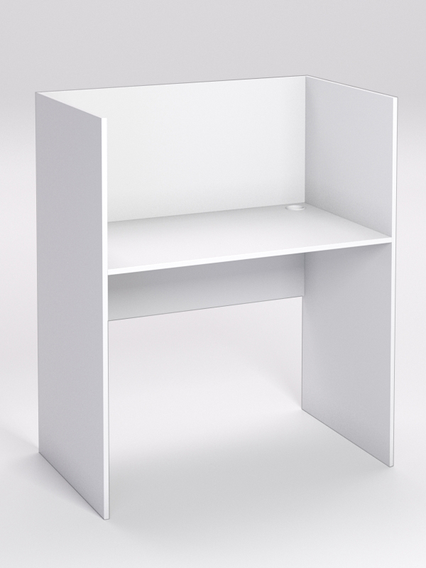 Стол оператора колл-центра №1-1, Белый