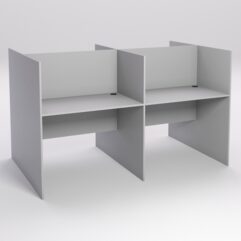 Стол оператора колл-центра секционный двухсторонний №3-2, Серый