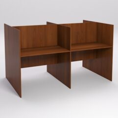 Стол оператора колл-центра секционный двухсторонний №3-2, Орех