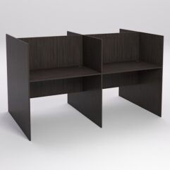 Стол оператора колл-центра секционный двухсторонний №3-2, Дуб Венге