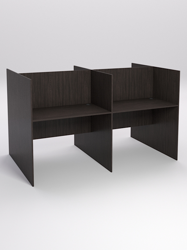 Стол оператора колл-центра секционный двухсторонний №3-2, Дуб Венге