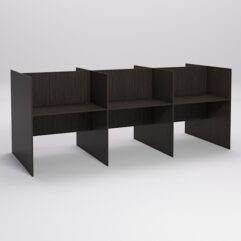 Стол оператора колл-центра секционный двухсторонний №3-3, Дуб Венге