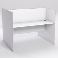 Стол оператора колл-центра двухсторонний №4-1, Белый
