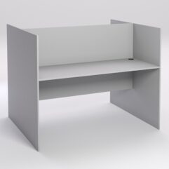 Стол оператора колл-центра двухсторонний №4-1, Серый