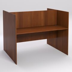 Стол оператора колл-центра двухсторонний №4-1, Орех