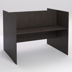 Стол оператора колл-центра двухсторонний №4-1, Дуб Венге