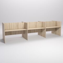 Стол оператора колл-центра секционный двухсторонний №4-3, Дуб Сонома