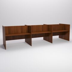 Стол оператора колл-центра секционный двухсторонний №4-3, Орех