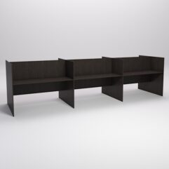 Стол оператора колл-центра секционный двухсторонний №4-3, Дуб Венге