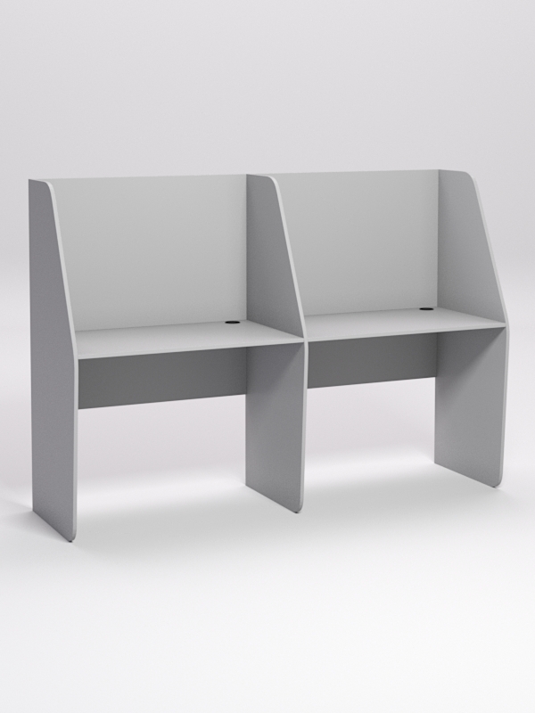 Стол оператора колл-центра секционный №5-2, Серый