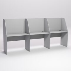 Стол оператора колл-центра секционный №5-3, Серый