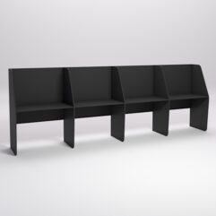 Стол оператора колл-центра секционный №5-4, Черный