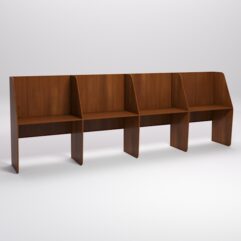 Стол оператора колл-центра секционный №5-4, Орех