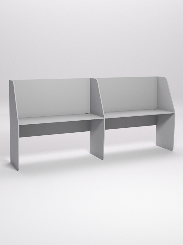 Стол оператора колл-центра секционный №6-2, Серый