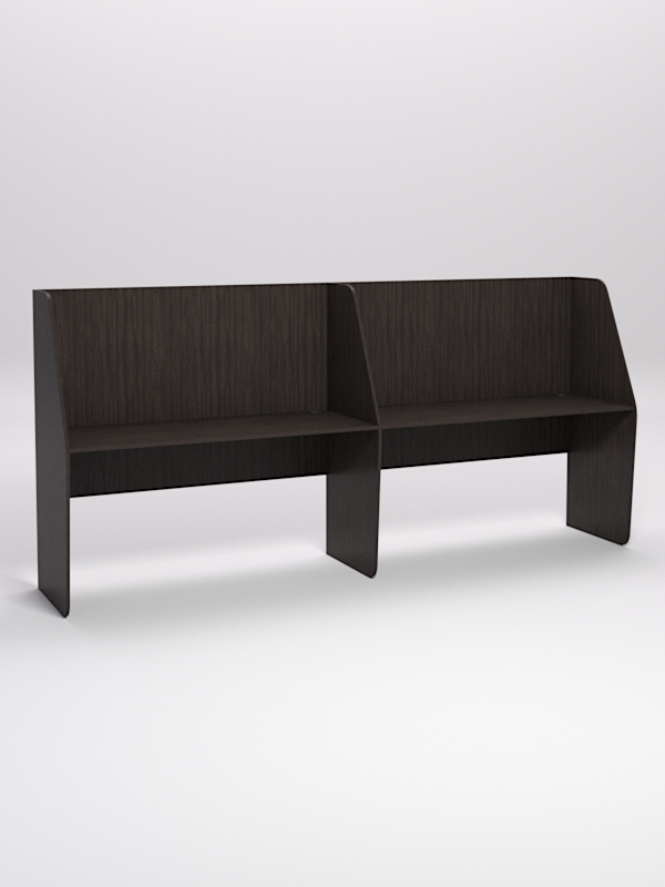 Стол оператора колл-центра секционный №6-2, Дуб Венге